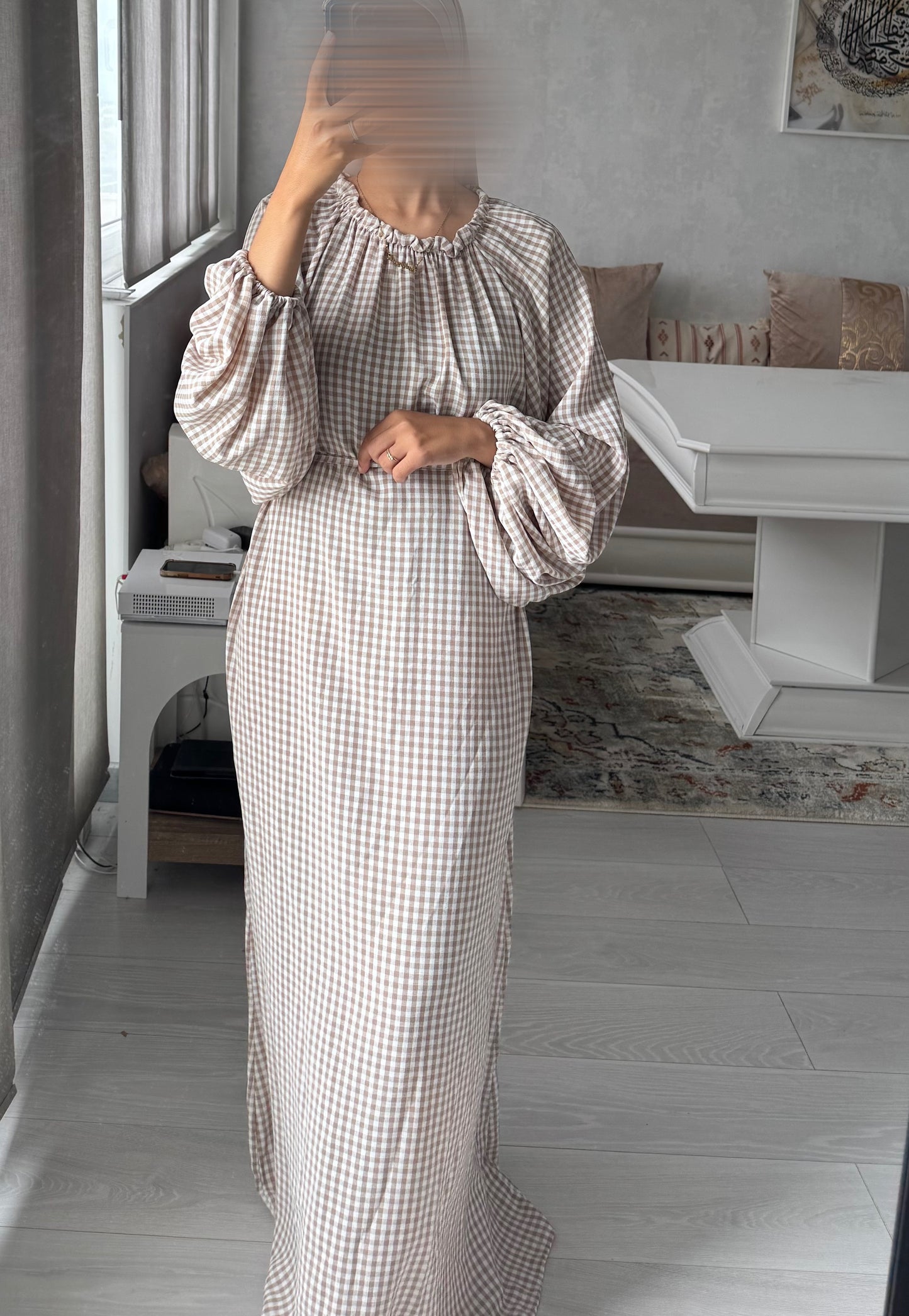 Robe à carreaux