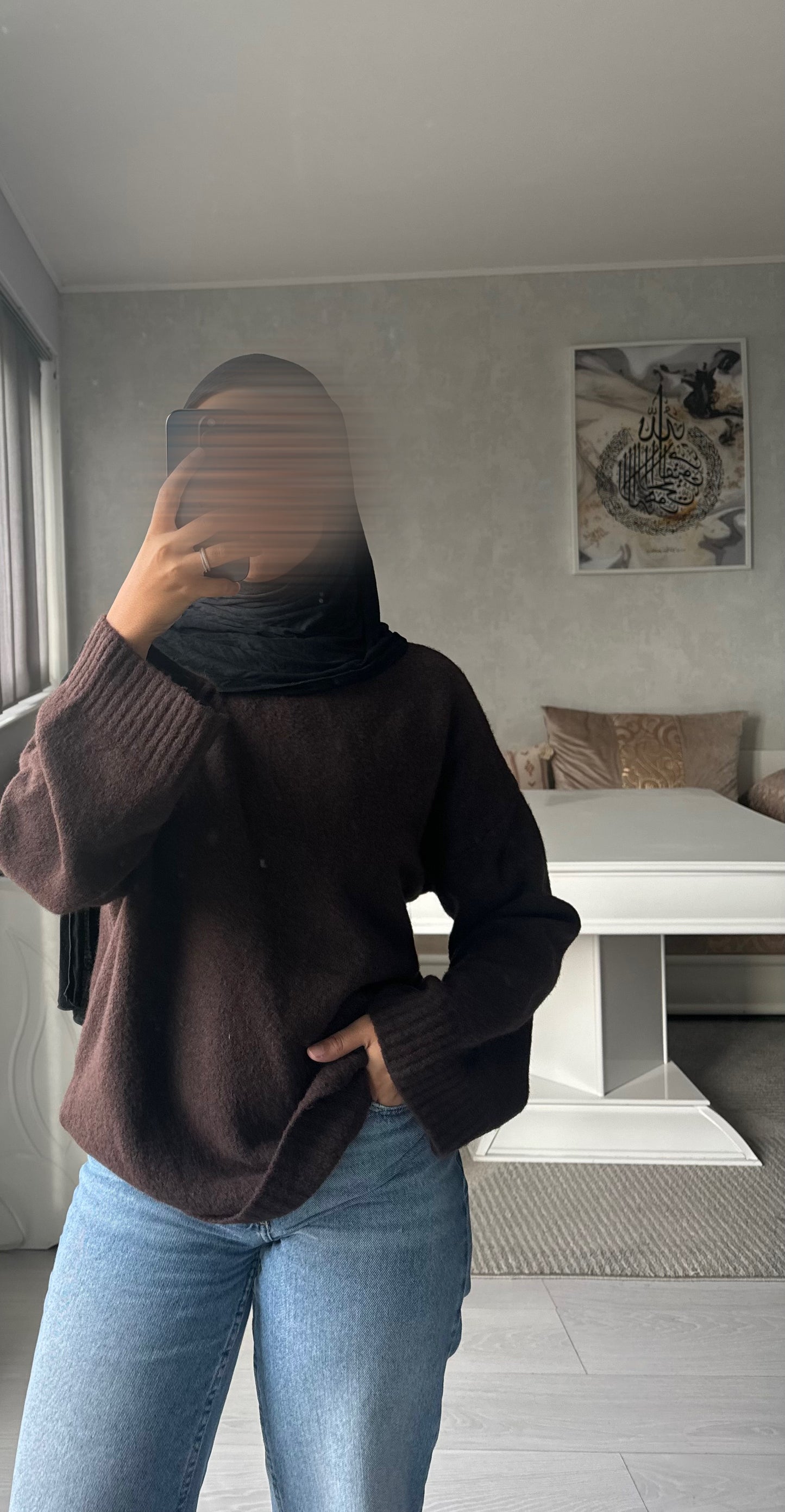 Pull oversize col rond