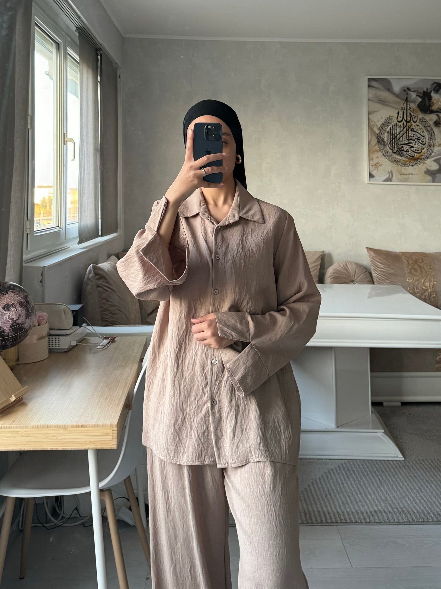 Ensemble beige