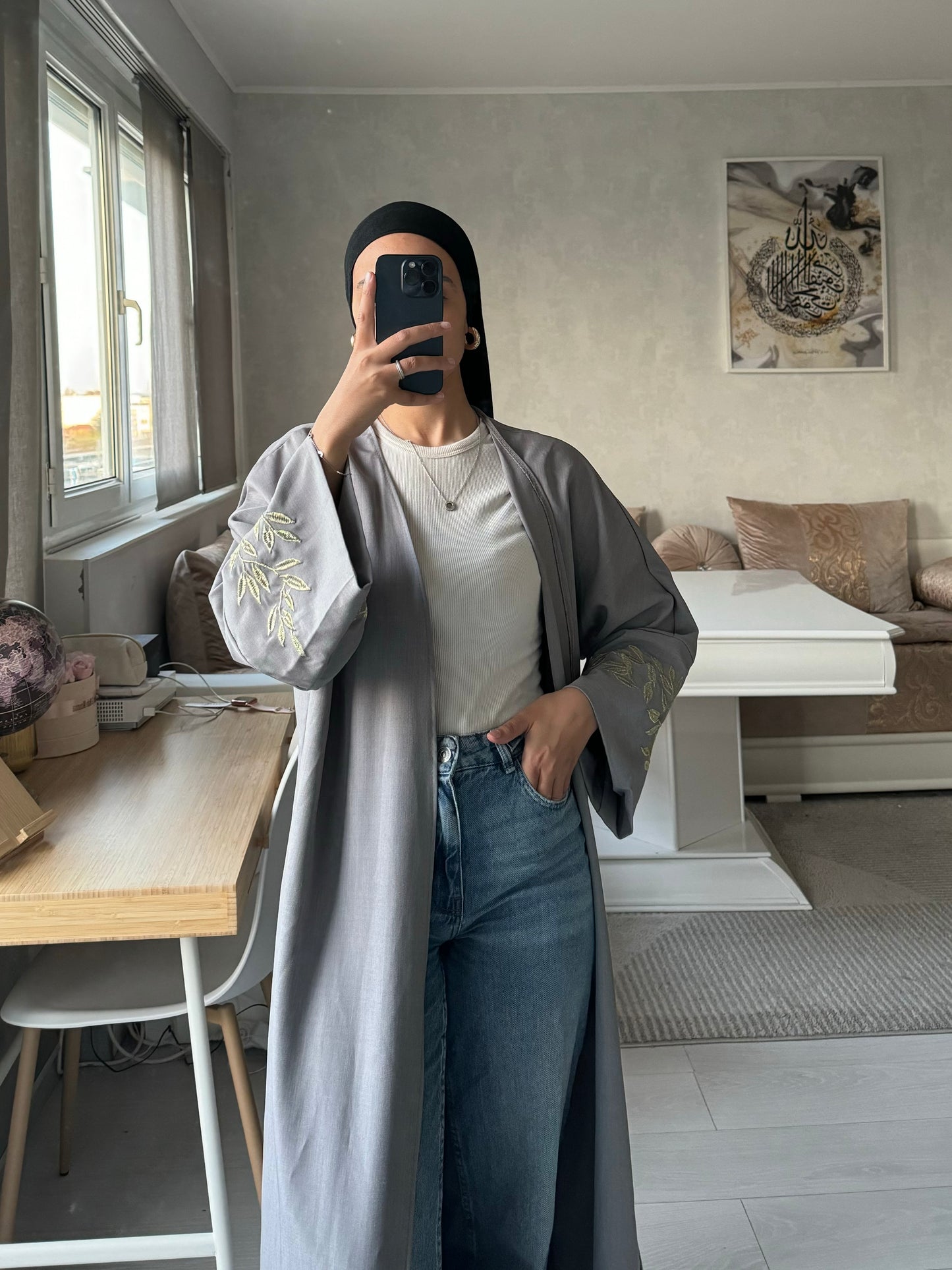 kimono bordé