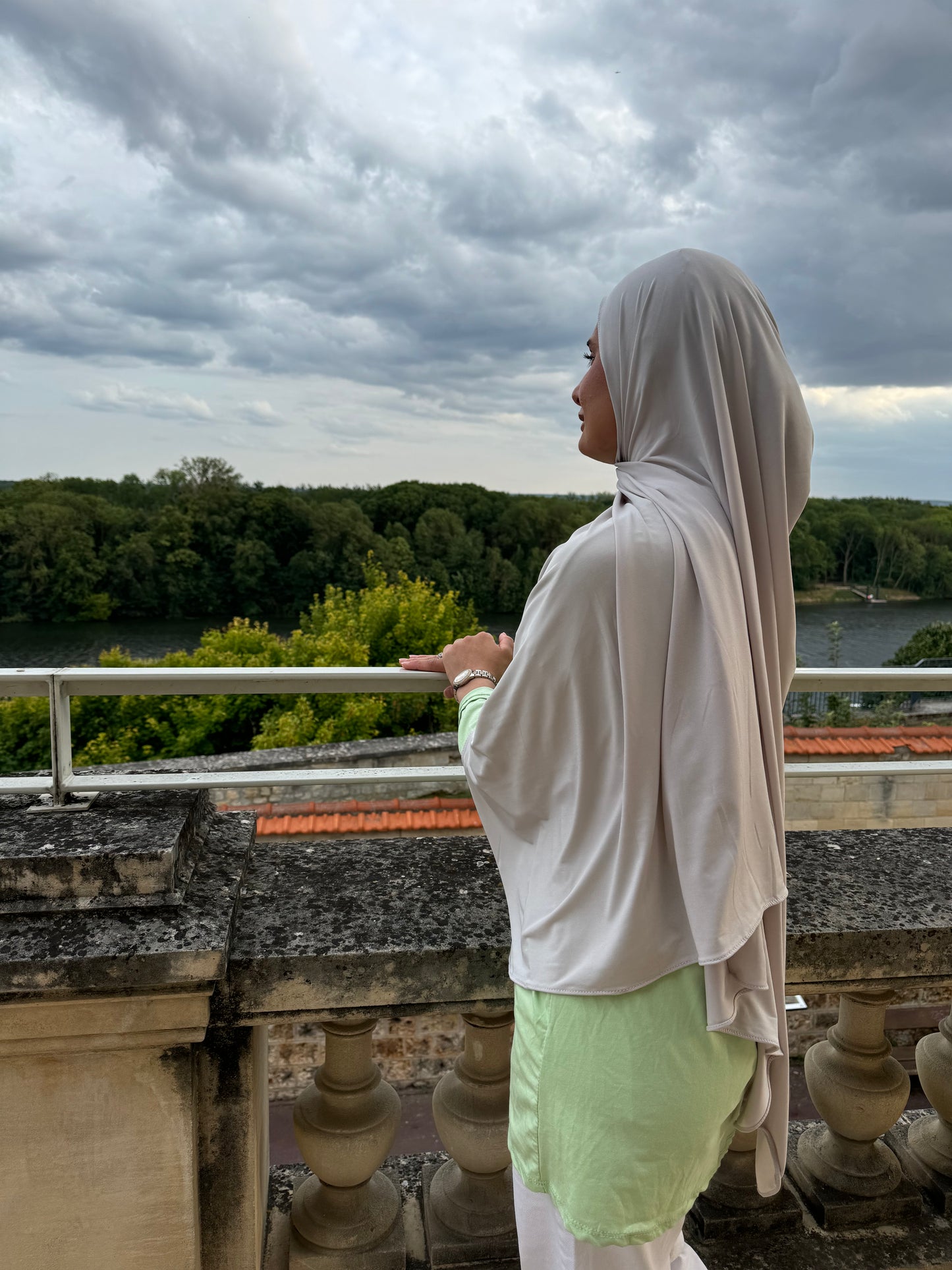 Hijab en Jersay premium aimanté