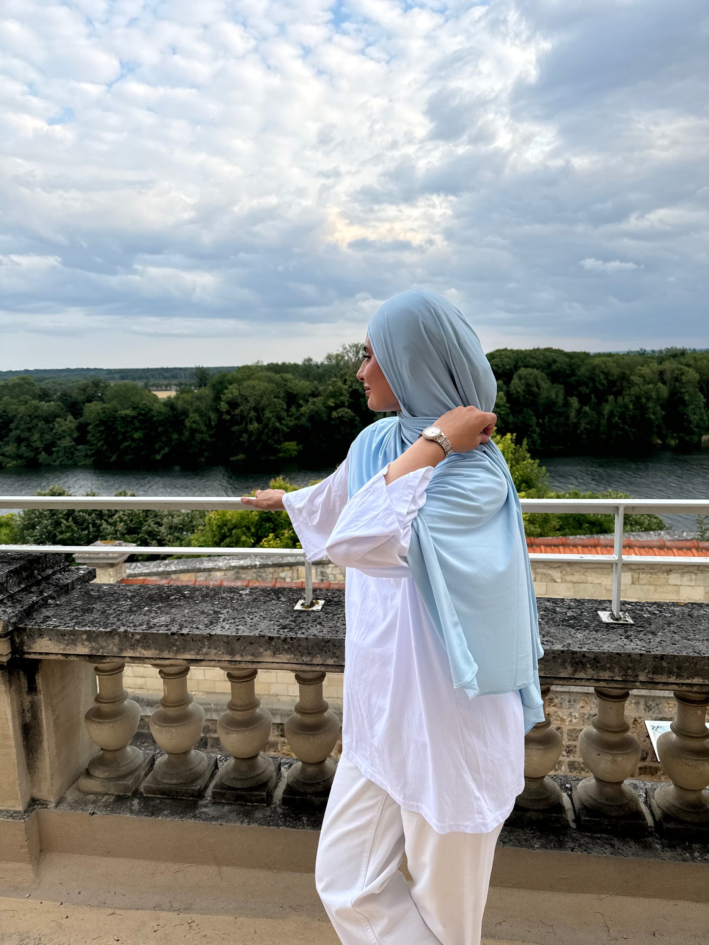 Hijab en Jersay premium aimanté