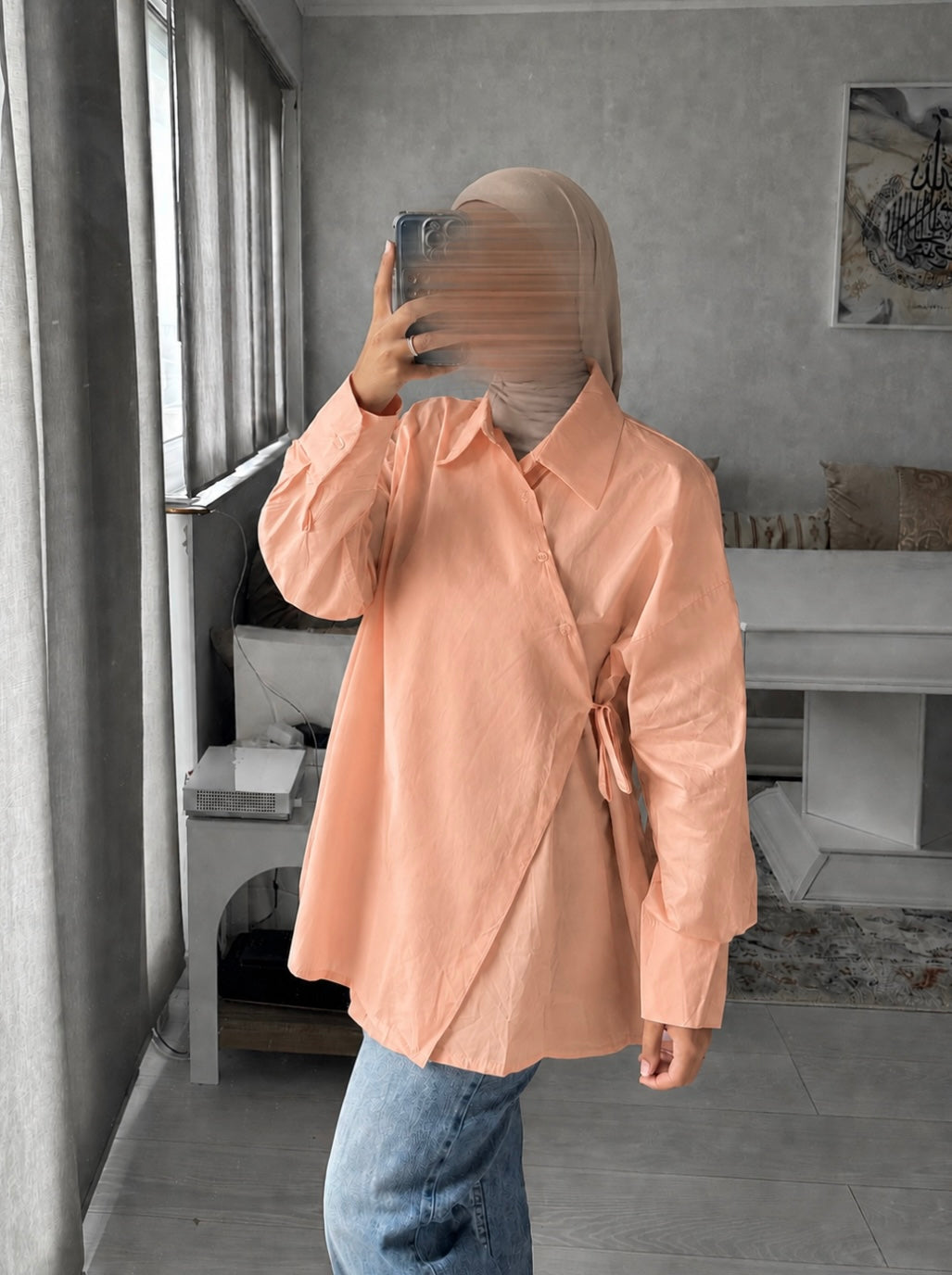 Chemise asymétrique