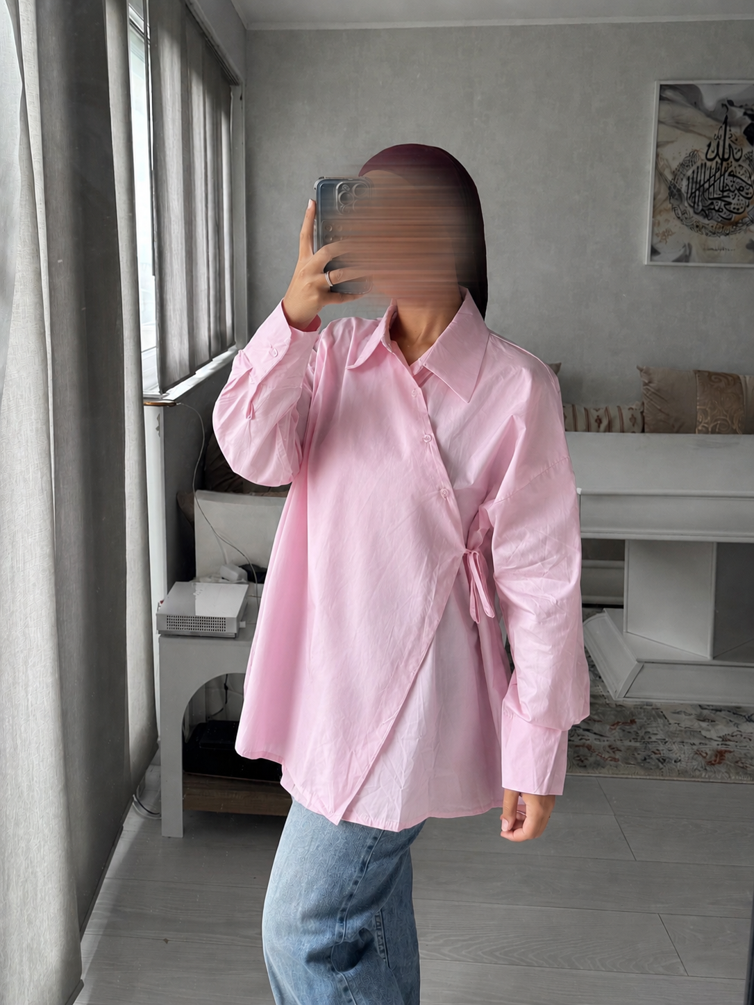 Chemise asymétrique