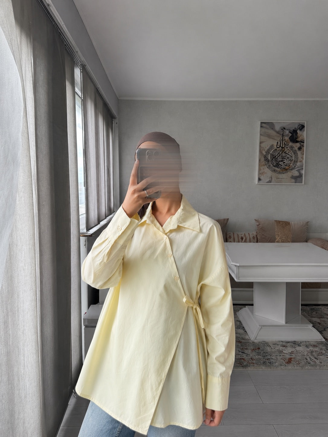 Chemise asymétrique