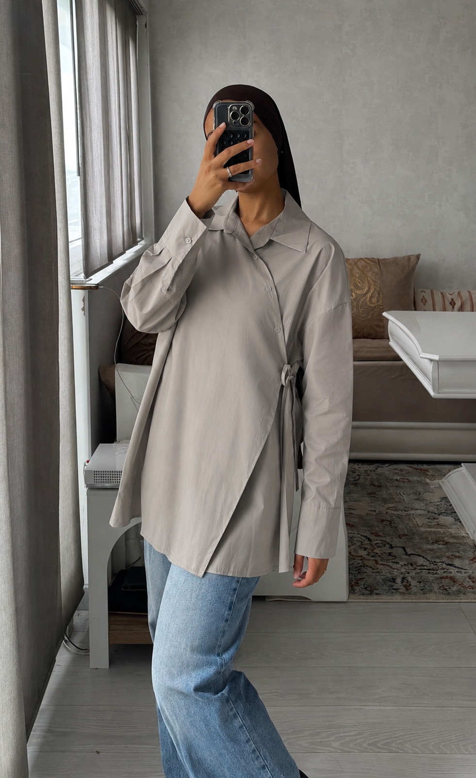 Chemise asymétrique