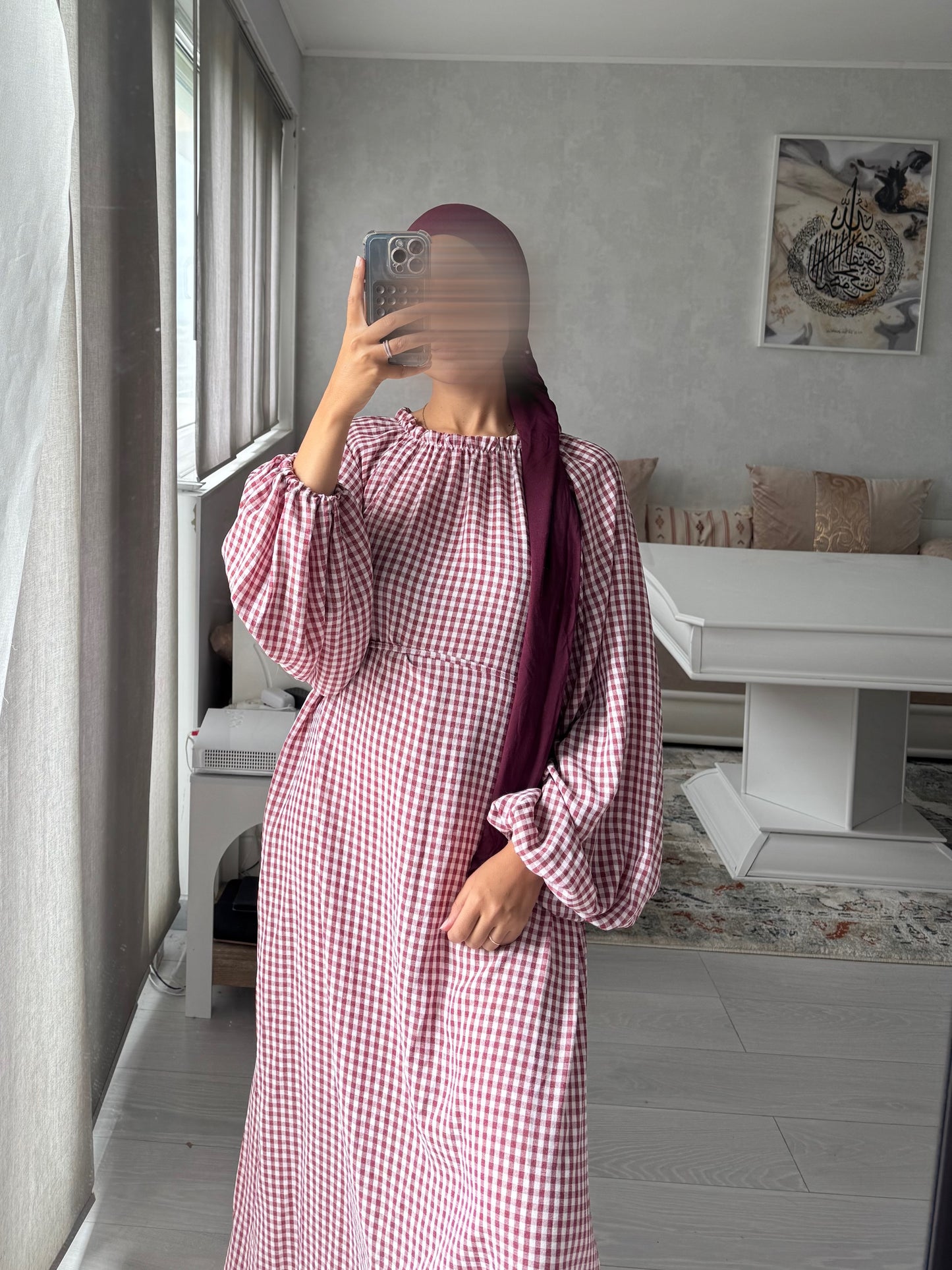 Robe à carreaux