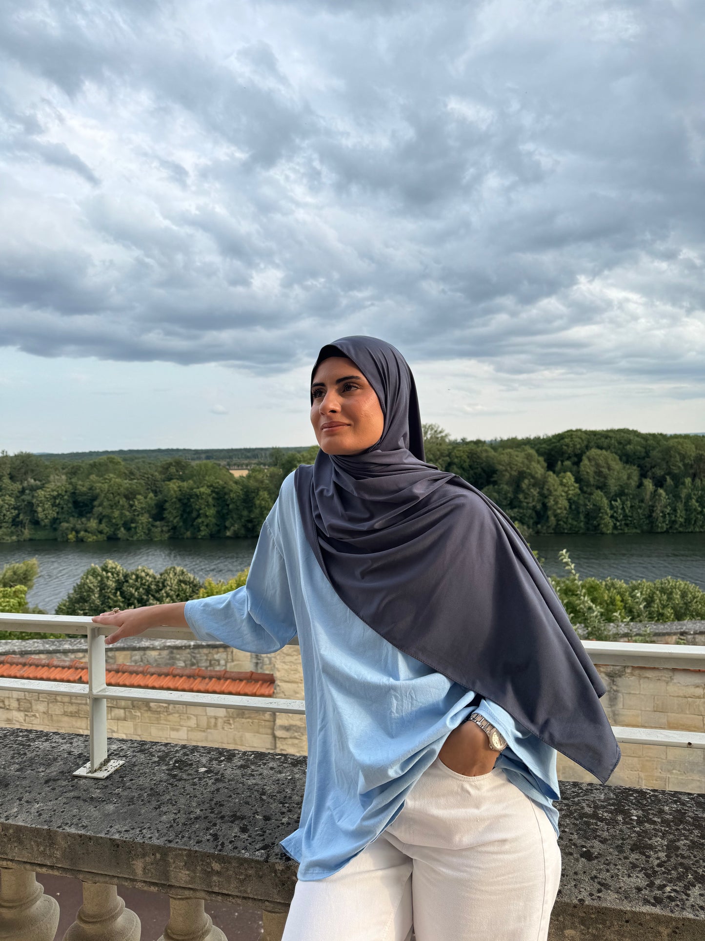 Hijab en Jersay premium aimanté